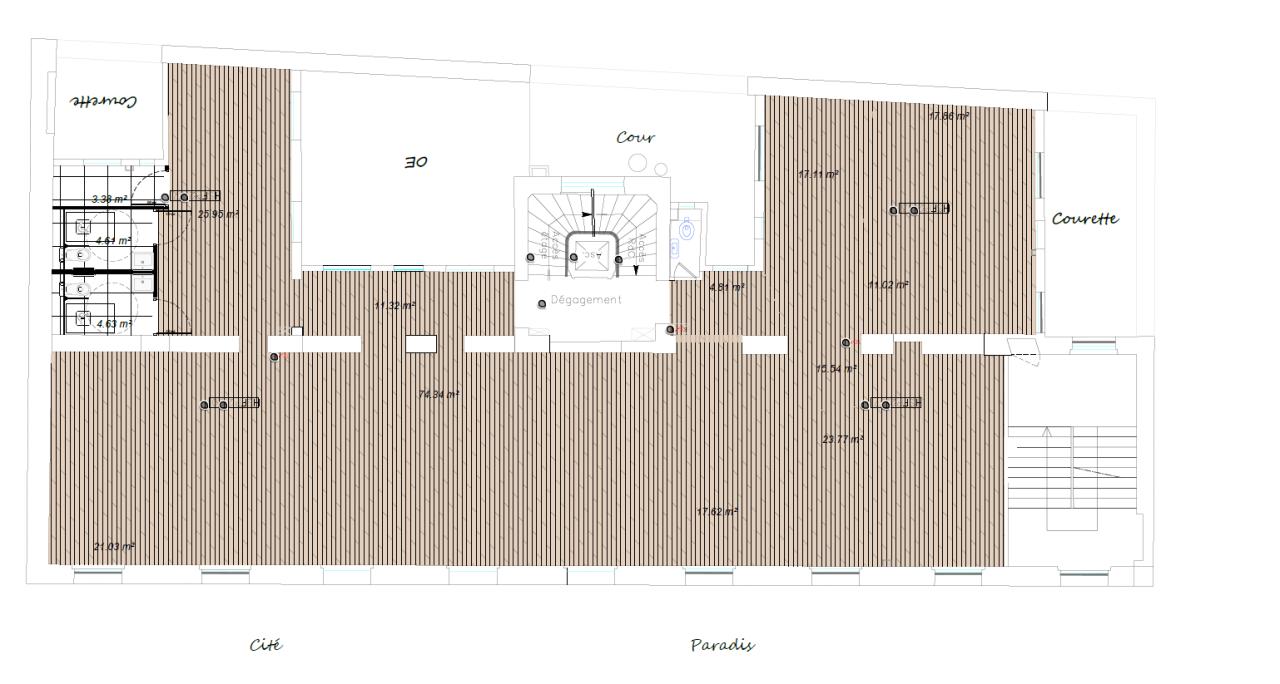 Bureau Paris 267m² Location bureau Paris OLBUR2315839 1